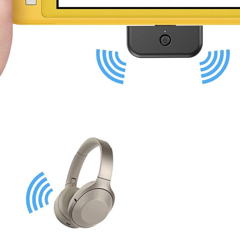 Adaptateur Bluetooth pour Nintendo Switch/Switch Lite/Switch Mini, o adaptateur émetteur avec connecteur USB C