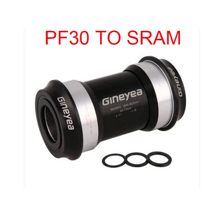 Boîtier de pédalier de vélo à pf30 bb30 axes en céramique, 7075al , durable, 24mm/22mm accessoires de vtt: Pf-sram