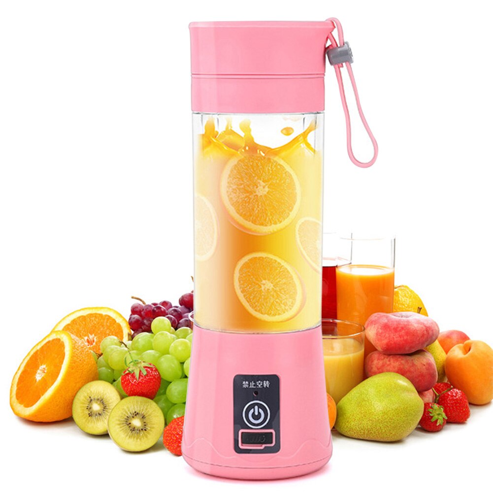 380Ml Draagbare Blender Mixer Elektrische Juicer Machine Smoothie Blender Mini Keukenmachine Persoonlijke Blender Beker Sap Blenders