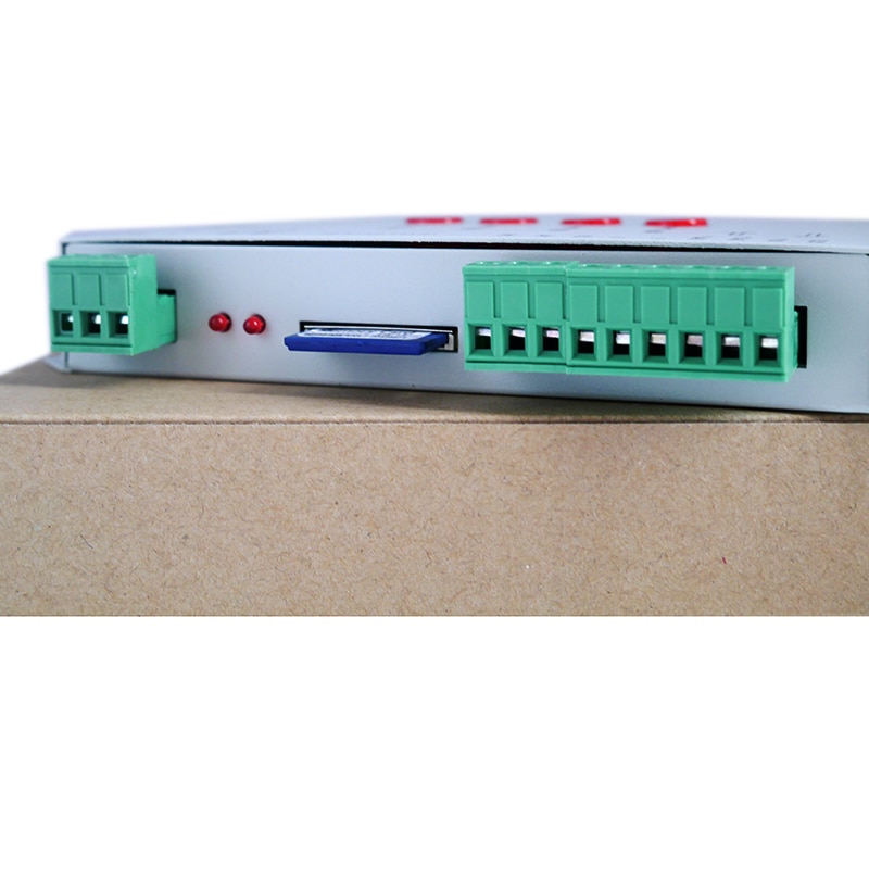 ledet  t1000s 128 sd kort piksler kontroller ,dc5 ~ 24v, til  ws2801 ws2811 ws2812b lpd 6803 ledet 2048 stripe lys lampe