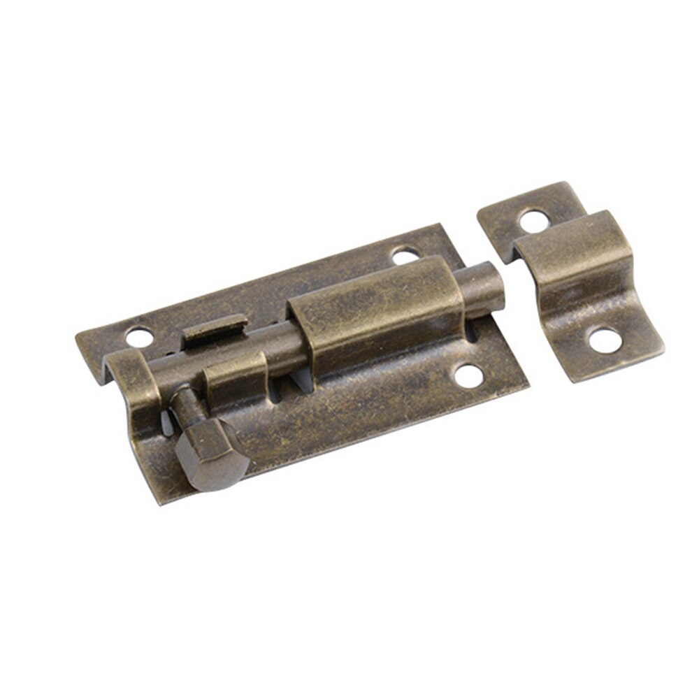 2/3/4Inch Stainless Steel Doors Slide Lock Bolt Barrel Home Gate Safety Hardware Screws Bathroom Lock: 4 Inch-Green bronze