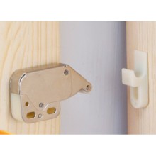 Mini loquet à ressort tactile automatique, 1 pièce, loquet à ressort pour pousser pour ouvrir les portes des armoires, des chambres à coucher, de la cuisine et de la maison