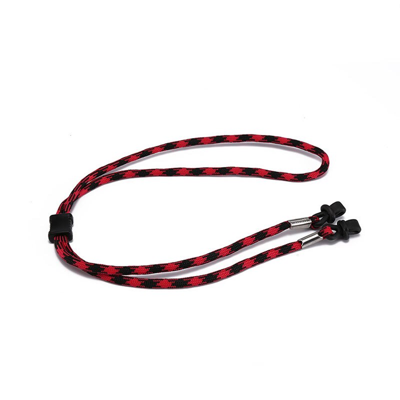 36.5mm brede briller solbriller ledningsstrop i etnisk stil bomuldsbriller lanyard briller halsrem string reb band briller ledning: Rød