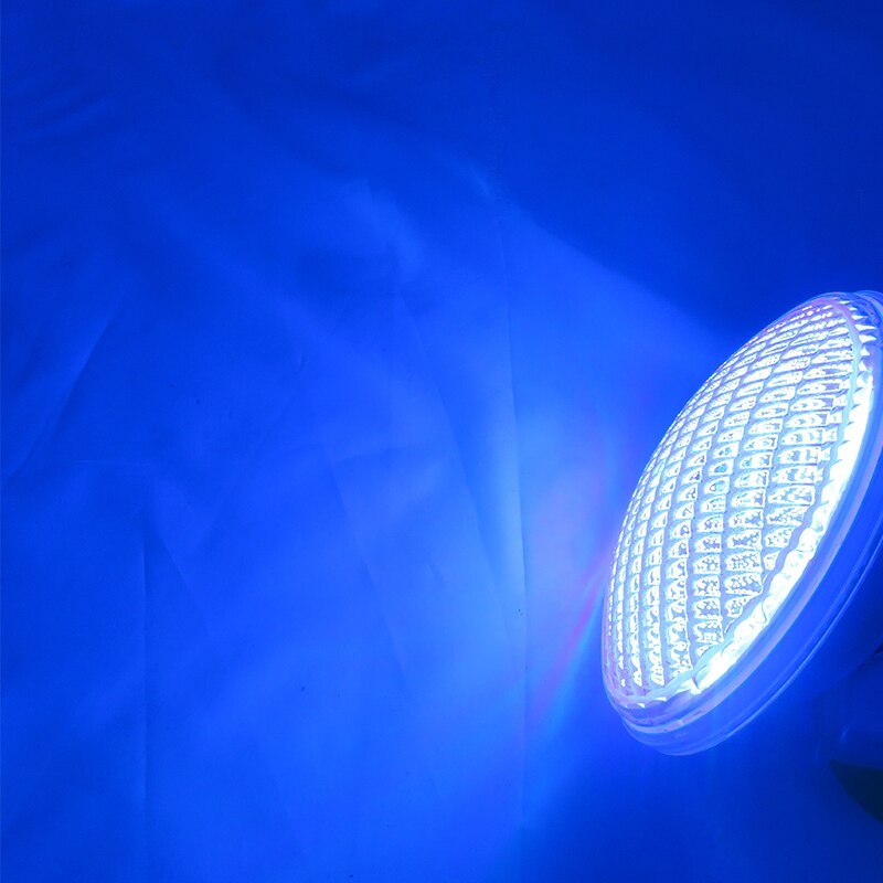 LED Underwater Swimming Pool Night Lights Pond Outdoor Lighting Lamps 12V PAR56 RGB Spotlight Warm Cool White Blue Waterproof: Bule / 24W