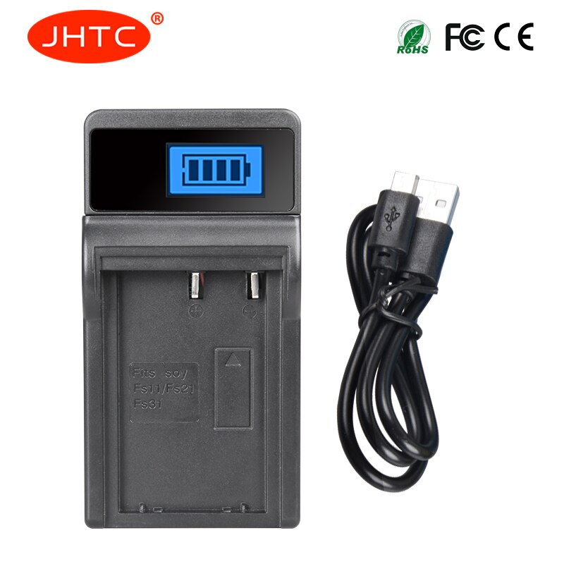 JHTC Usb Batterie Ladegerät NP F10 FS10 FS11 Für Sony CCD-CR1 CR5 CR5E DCR-PC1 PC2 PC3 C4 PC5 Ladegerät Für liion Batterie NP FS12