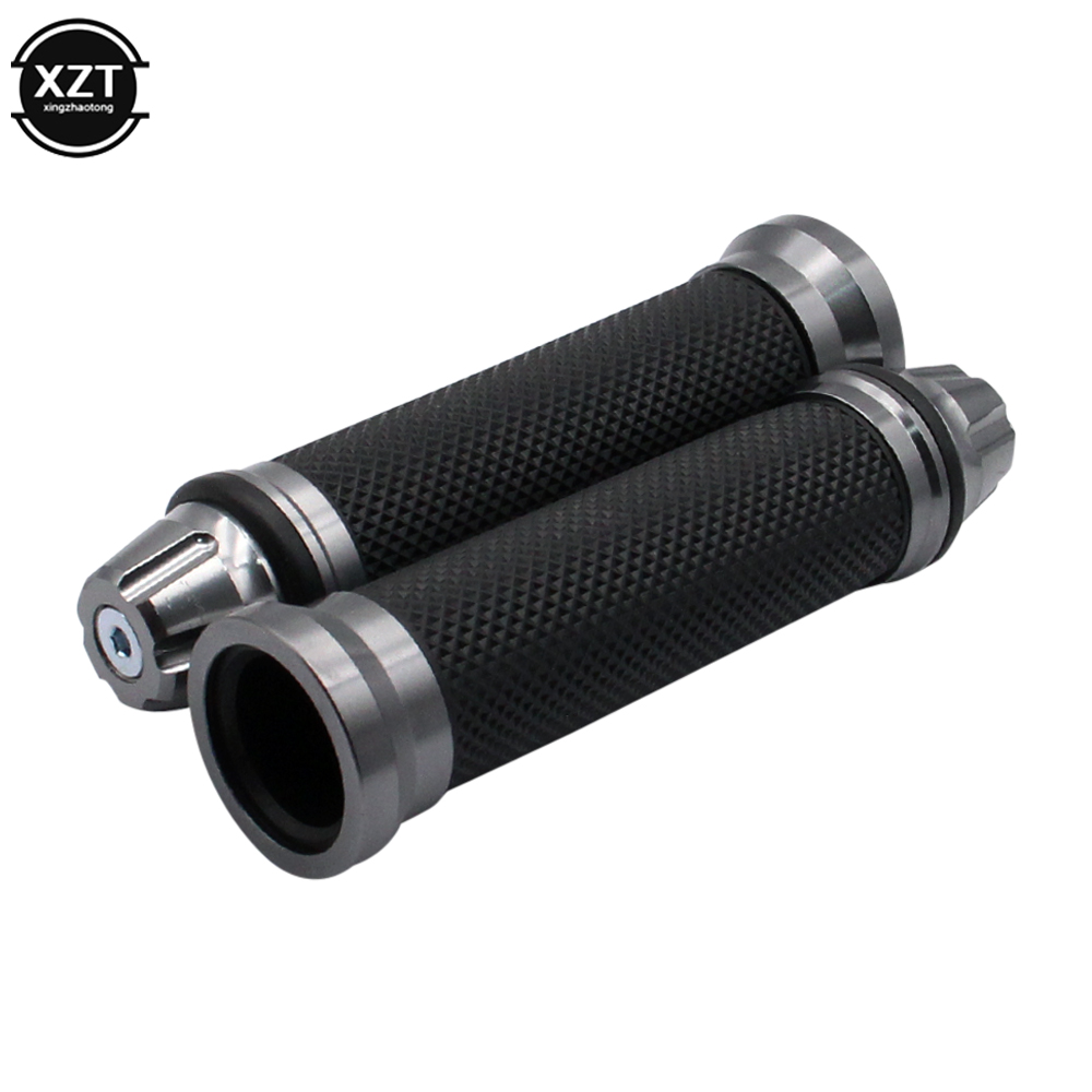 Motorcycle Grips Hand Rubber Pedal Biker Handlebar Clench Modified Handle Throttle Turn Grip Settle Handle Grips 22/24mm: army green