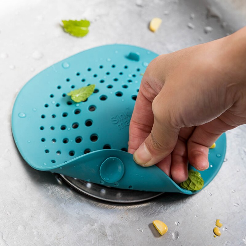 Aanrecht Filter Douche Drain Haar Catcher Stopper Huishoudelijke Badkamer Afvoerputje Cover Universele Anti-Verstopping Gootsteenzeefje