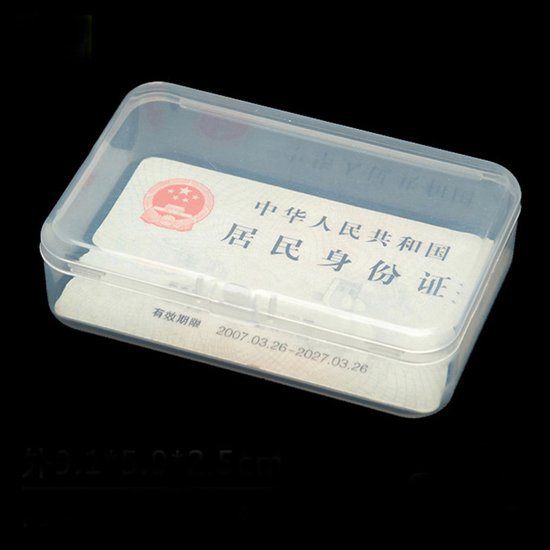 Mini Boxes Rectangle Clear Plastic Jewelry Storage Case Container Packaging Box for Earrings Rings Beads Collecting Small Items