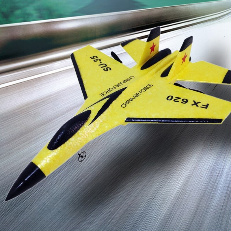 Flexible R/C Aircraft EPP Foam RC Realistic SU35 Fighter for Elementary Aeromodelling Long-Endurance Kids Favor