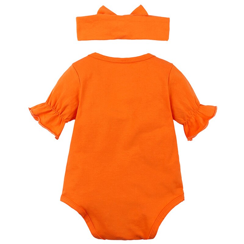 Baby Halloween Druck Füße Geist Kostüm Overall Langarm Kleinkind Junge Mädchen Top Kleidung Outfits LBV