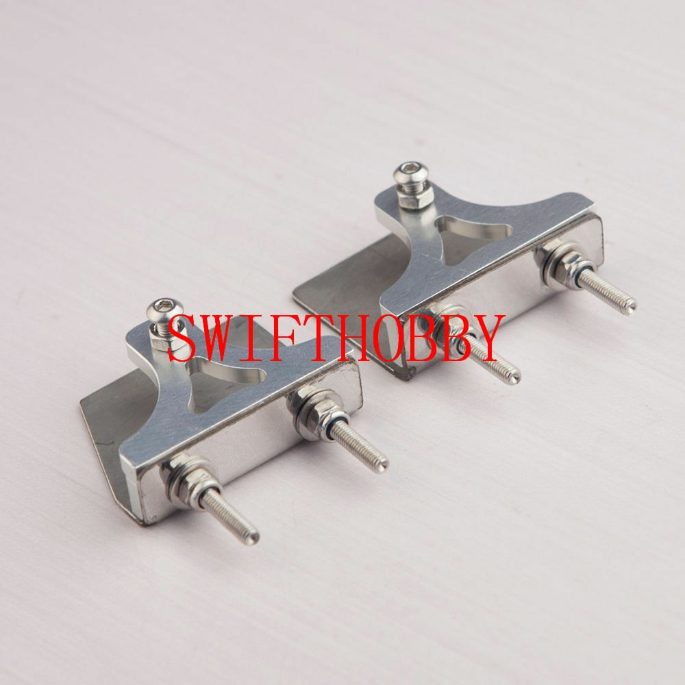 2pcs CNC Trim Tabs 38mm X 30mm set for small electric nitro rc boat