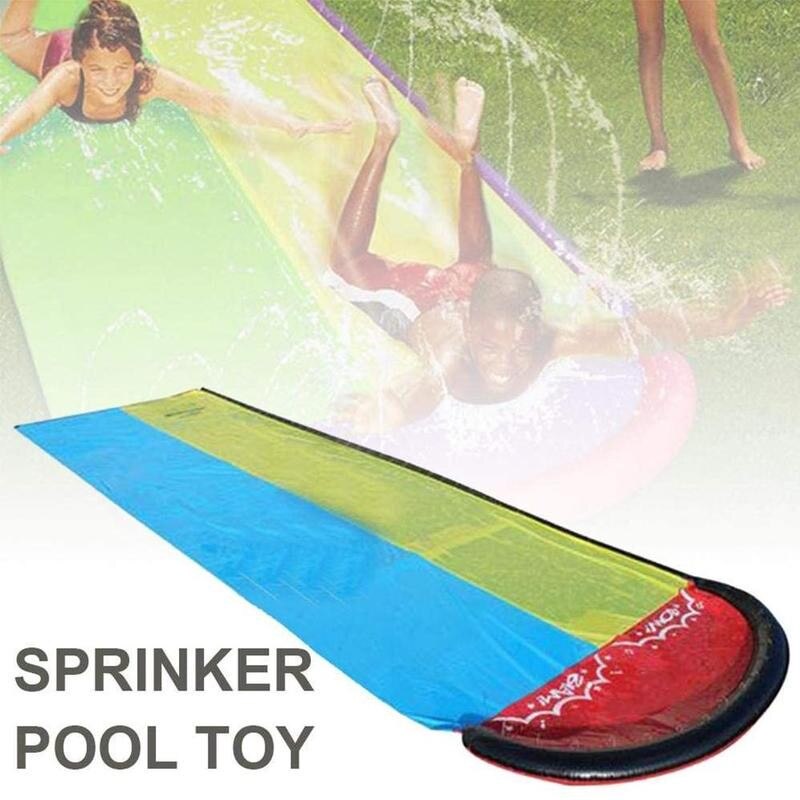 Tobogán de agua individual o doble para niños, tabla de surf inflable para verano, esquí acuático, juegos de césped al aire libre, juguetes deportivos