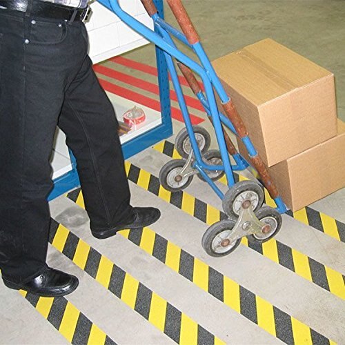Skridsikker sikkerhedstape tape stærkt klæbende sikkerhedstrækketape pvc advarselstape trapper gulv skridsikker indendørs / udendørs klistermærker