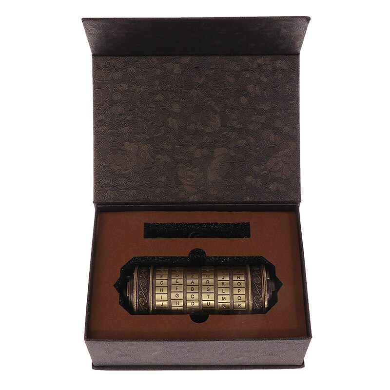 Da Vinci Educational toys Metal Cryptex locks ideas Da Vinci Code Lock To Marry Lover Escape Chamber Props