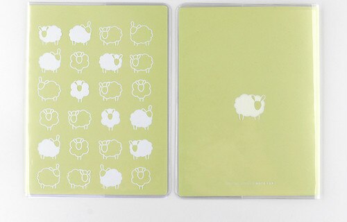 Note til pvc-omslag  a5 a6 blomsterprintet gennemsigtig softcover til monteret journalomslag: A5 pvc dæksel-b