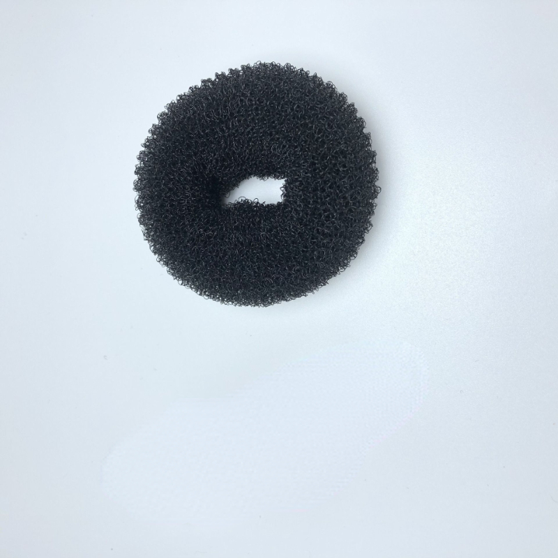 3 Farben elegante Haar Brötchen Donut Schaum Schwamm einfach großen Ring Haars tyling Werkzeuge Frisur Haarschmuck für Mädchen Frauen: Rose Rot