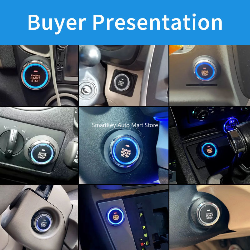 Kit de arranque remoto Universal para coche, 12V, Control de teléfono, aplicación Bluetooth Android IOS, sistema de arranque sin llave, sistema de alarma para coche