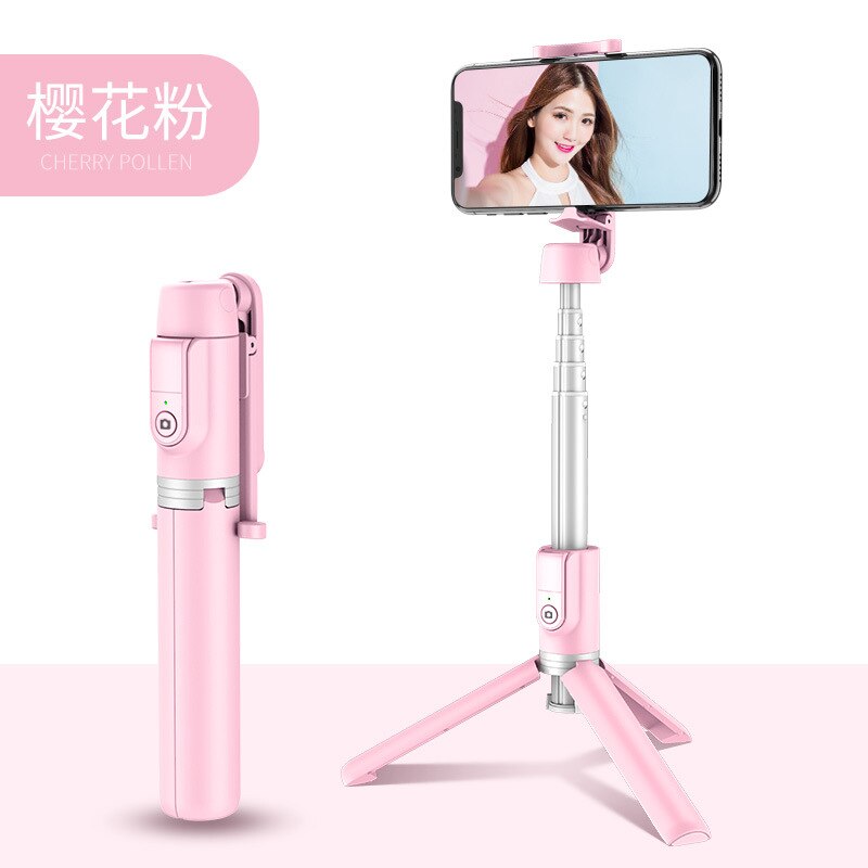 Grensoverschrijdende Shadow 402 Aluminium Bluetooth Afstandsbediening Selfie Stok Mini Selfie Stick Multi-Functionele Liv