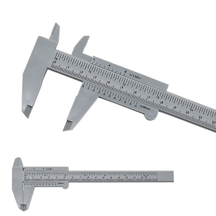 DIY Tool Woodworking Metalworking Plumbing Model Making 80mm 150mm Vernier Caliper Aperture Depth Diameter Measure Tool: 150mm gray