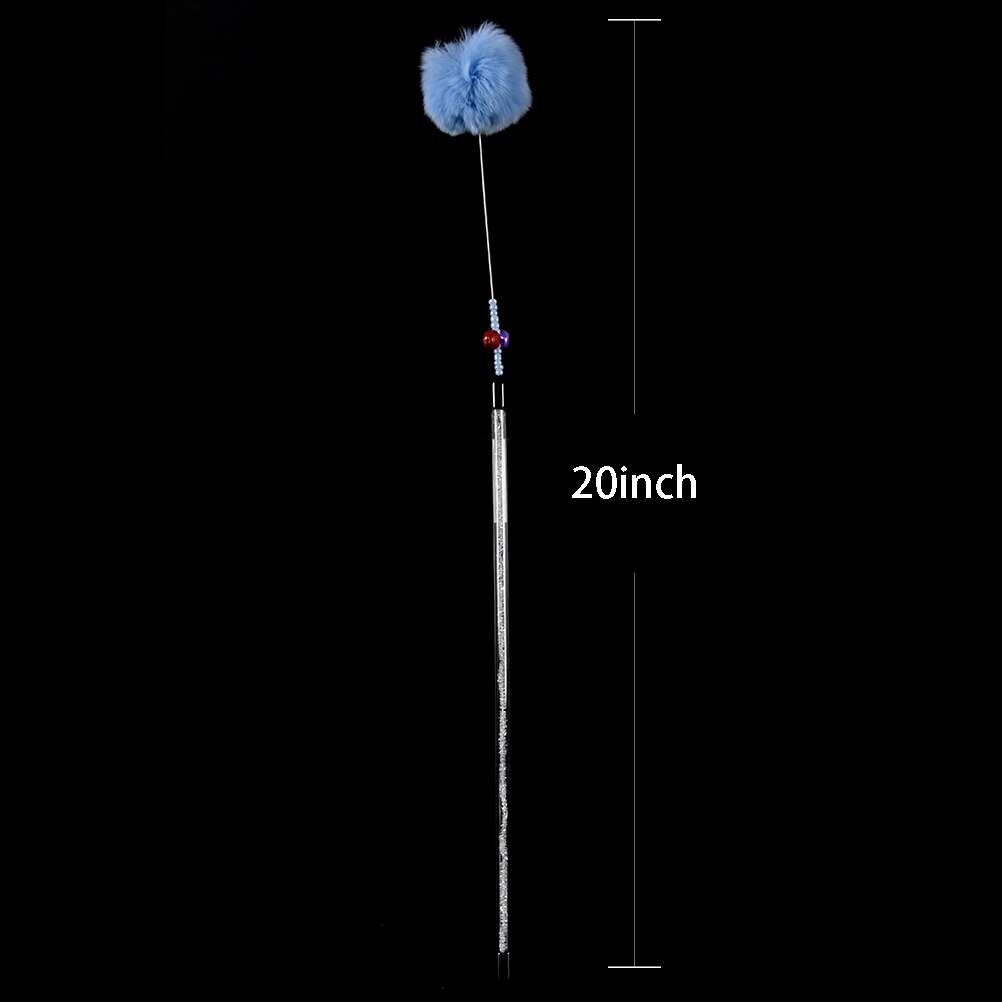 1pc katten plaagspeeltjes, kleurrijke, pluizige bal, huisdier, hond, puppy, katten plaagstokje, bel, interactief, grappig speelgoed