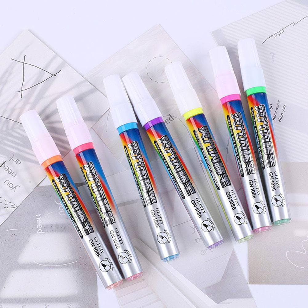 7 Colors/Set Marker Metal Fluorescent Note Pen Gra... – Vicedeal