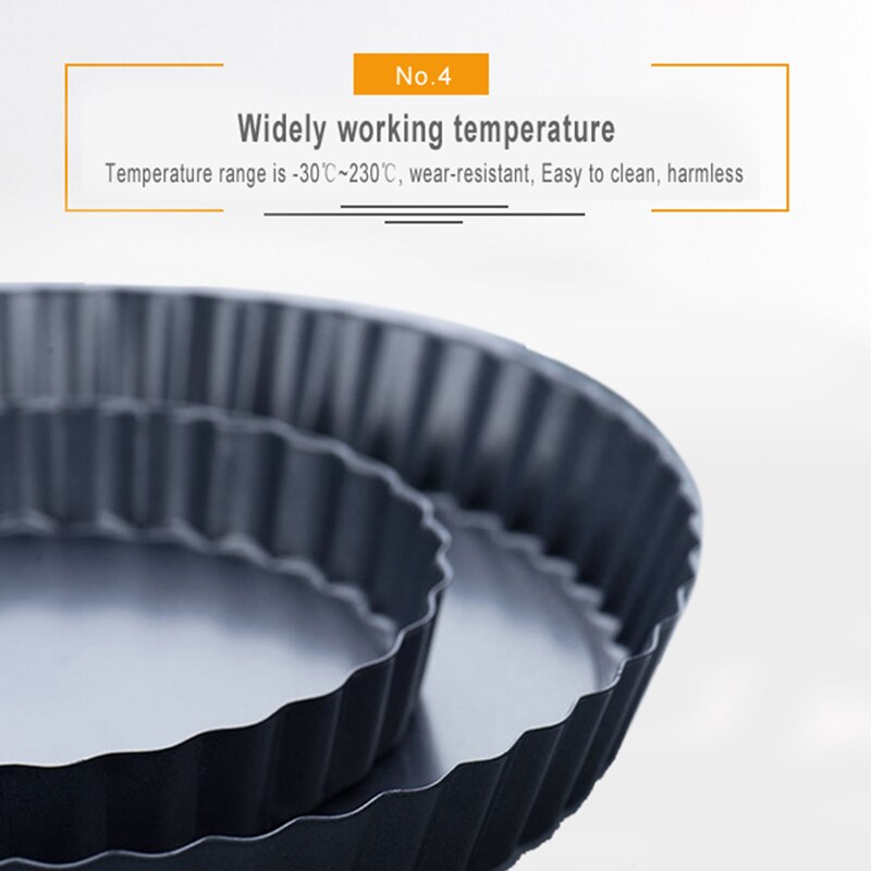 Pizza Molds Round Mold Removable Loose Bottom Fluted Heavy Duty Mold Pie Pizza Cake Round Mold Removable Loose Bottom