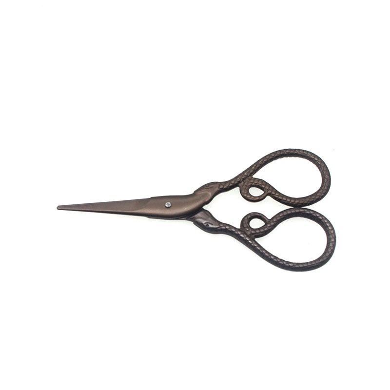 10.2*4.8cm retro sy sakse skrædder slange rustfrit stål til stof håndværk husholdning tijeras de costura  ts8698