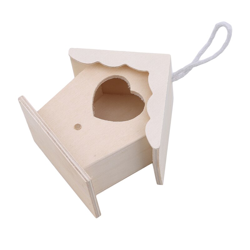 Jaula de madera para pájaros para jardín, casa Decoración Para balcón, jaula de loro para pájaros, montado en la pared, bricolaje, casa de pájaros, gaiola, 1 ud.