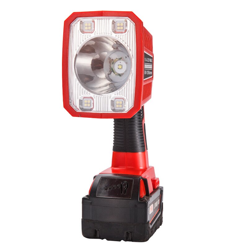 Lampe de travail LED Portable 18w pour Milwaukee M18, avec batterie Li-Ion 18V, éclairage extérieur USB (sans batterie),