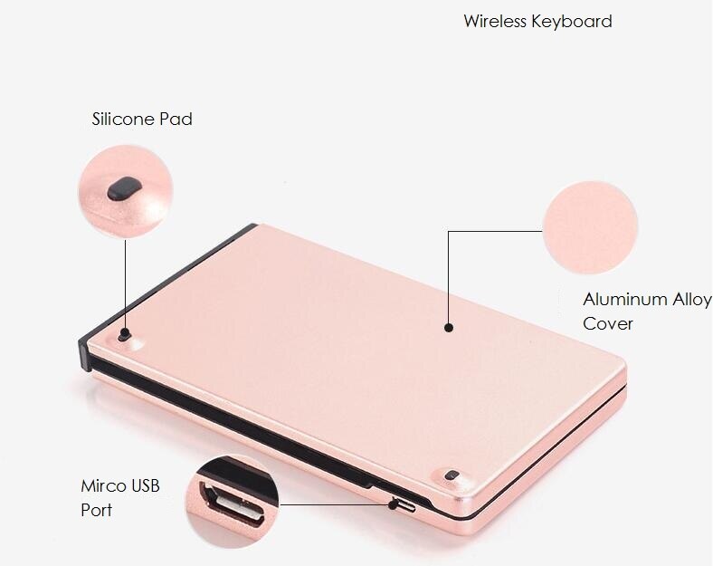 Universal metall bluetooth bluetooth tangentbord ios android mobiltelefon ställ för iphone 6 7 6s 7 plus 5s se ipad surfplatta xiaomi
