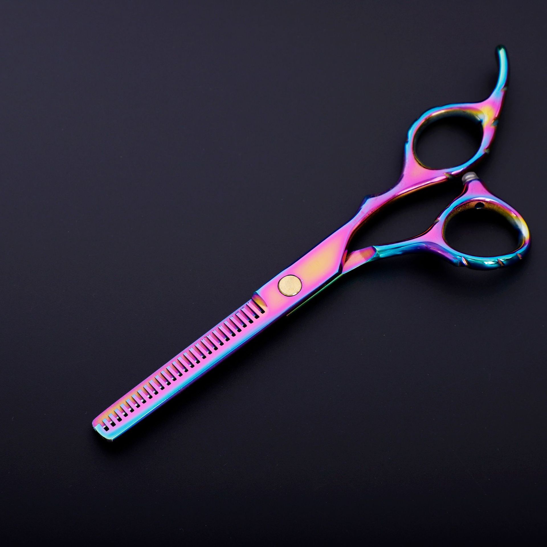 YBLNTEK-tijeras de peluquería de 6 pulgadas, herramienta de estilismo de salón de belleza, de acero inoxidable: Thinning Colour