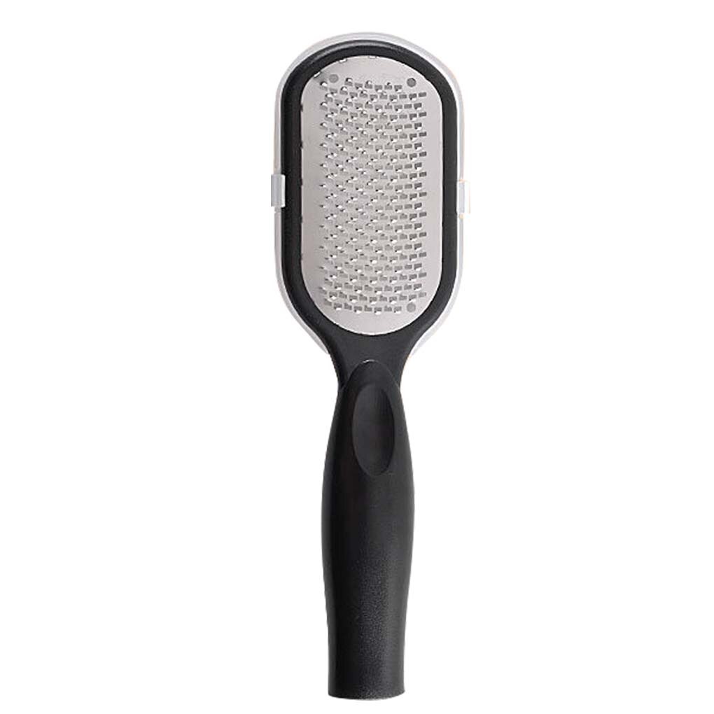 Foot Callus Remover Pedicure Scrubber Stainless Steel Foot Grater Heel File Hard Skin Rasp Grinding foot File Remove Dead Skin: white