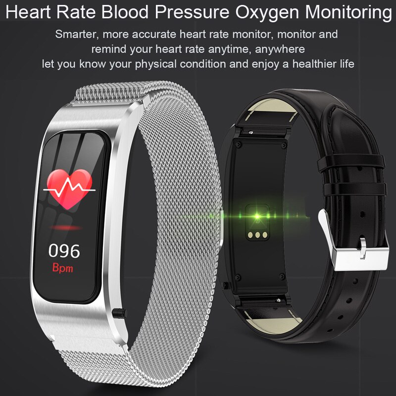 Smart Watch R21 Bluetooth Phone Call Answer Bracelet Heart Rate Blood Pressure Fitness Tracker Color Men Women Sports Alarm Band