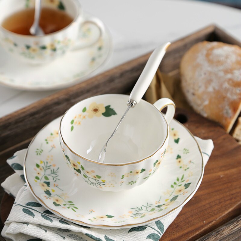 Fine Bone China Ceramic Coffee Tea Cup Set traditional chinese tea cups porcelain hand painted tea cup and saucer set II50BYD