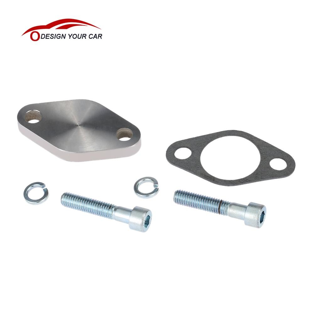 8mm EGR Valve Blanking Block Plates Kit with Gasket for BMW E53 E65 E66 E38 E39 E46 E90