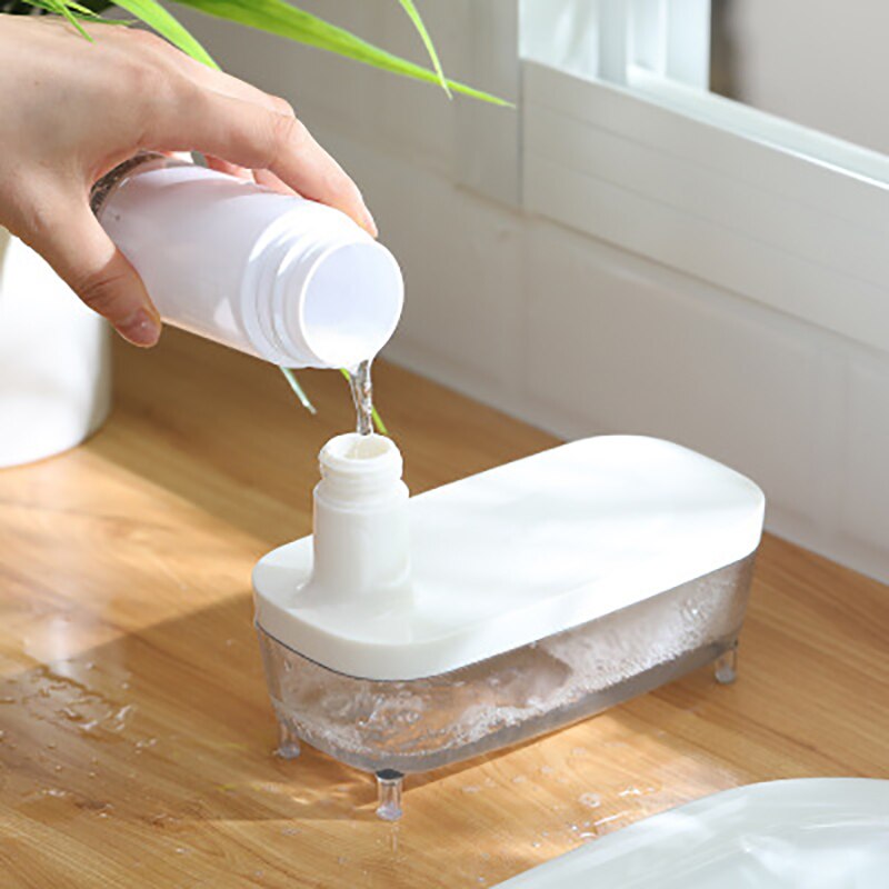 Båt tvål dispenser genomskinlig modellering badrumslotion schampo dusch mjölk sub-flaska hem badrum verktyg svamp