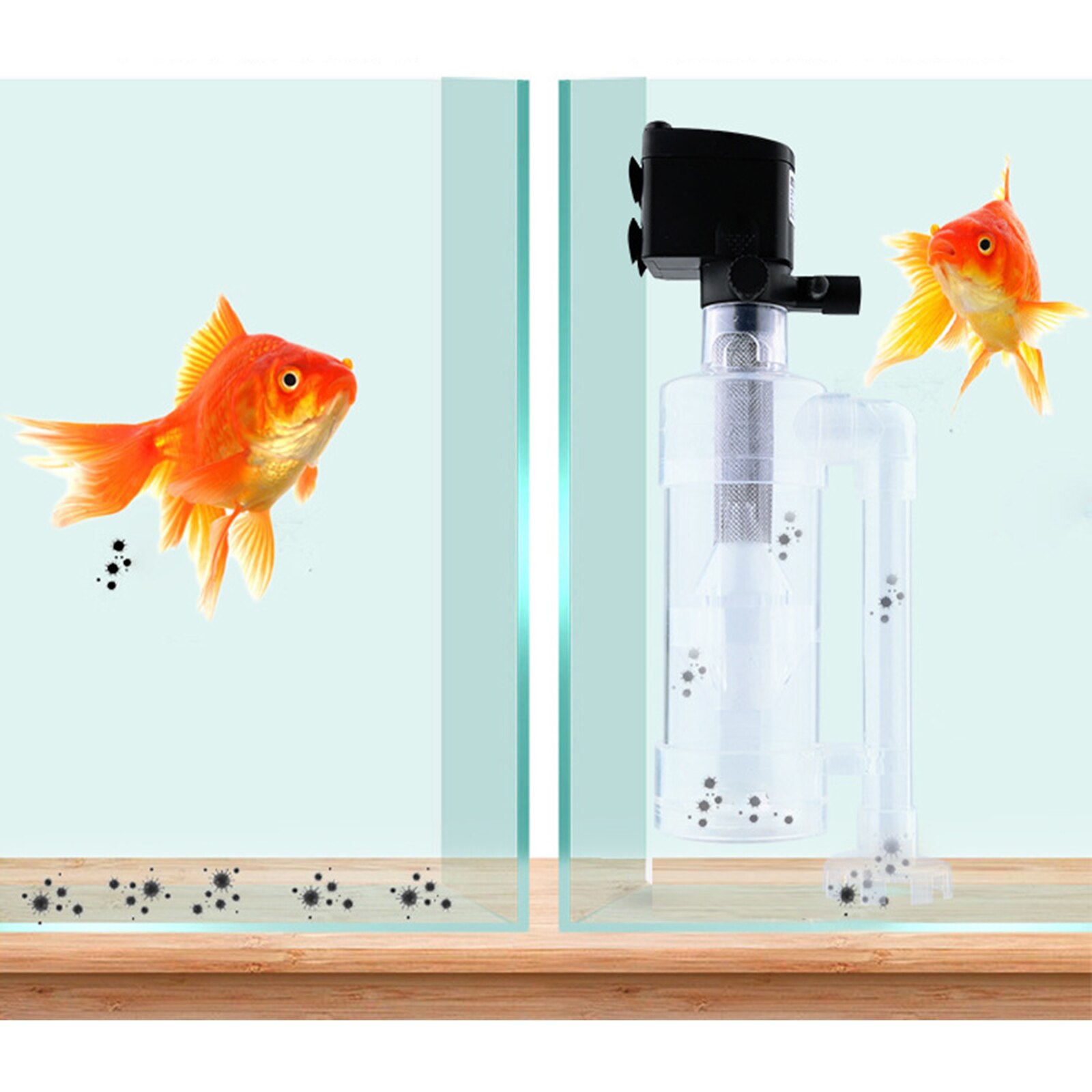 Akwarium wędkarstwo toaleta automatyczna wędka kupa separator ssący 60cm