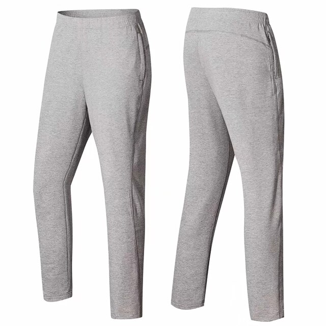 jogging football training pants men Sweatpants running gym fitness pants women soccer training slim fit pants: gray / L