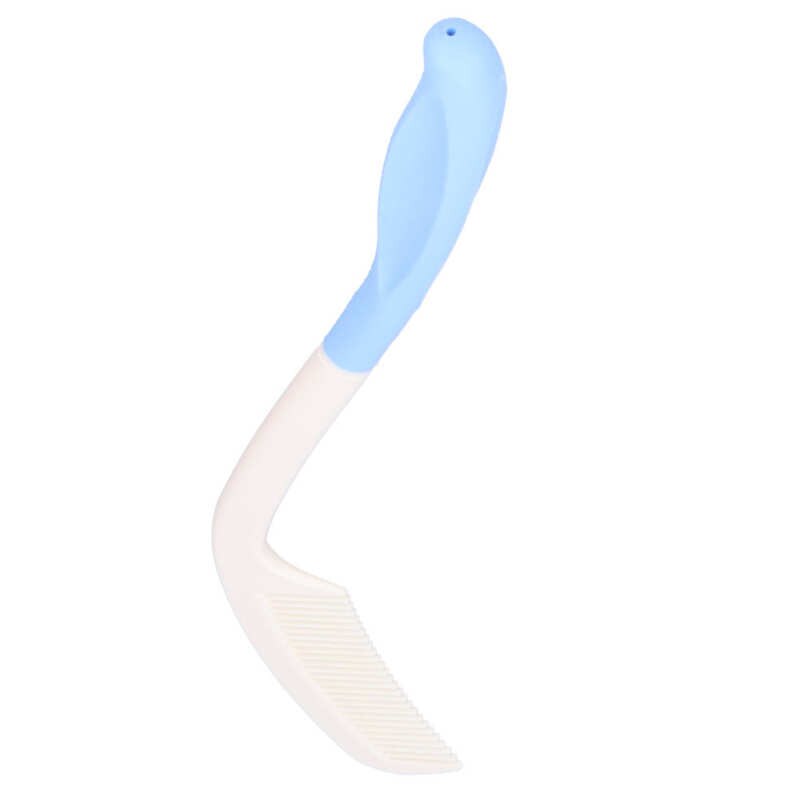 Reusable Adult Diaper for Elderly Disabled Long Handle Comb Ergonomic Curved Handles Comb for Elderly Hand Disabled People