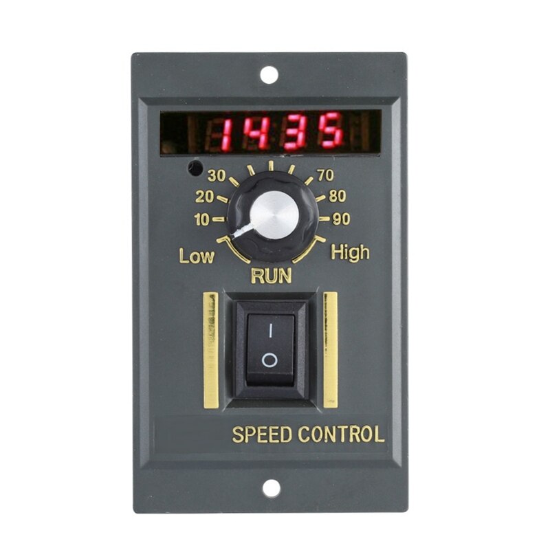 Ac 220V Motor Speed Controller 50Hz 250W Digitale Verstelbare Traploze Plc Motor Speed Controller 0-1450rpm Speed Regulator