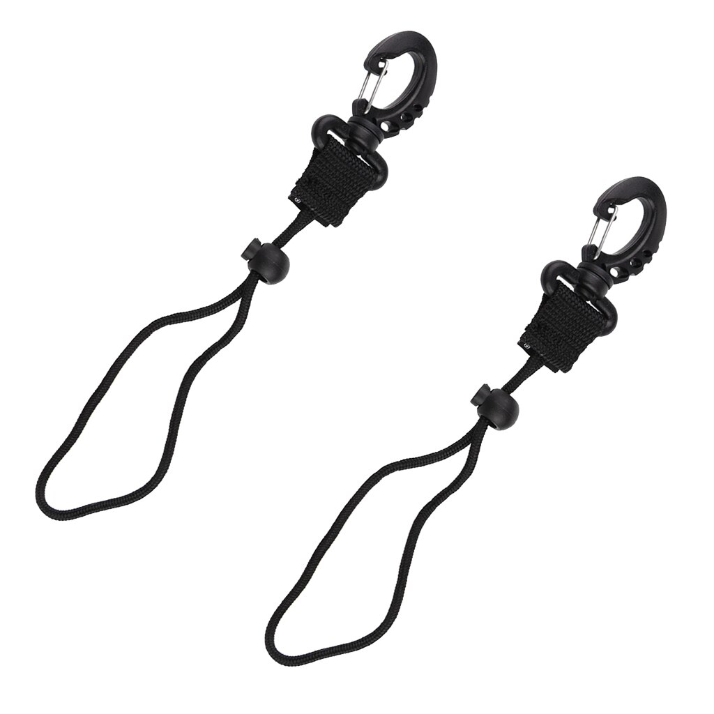 2x dykkerdykkersvømning vandtæt udstyr sikkerhedshåndledsrem lanyard passer til forskellige dykkerlygter