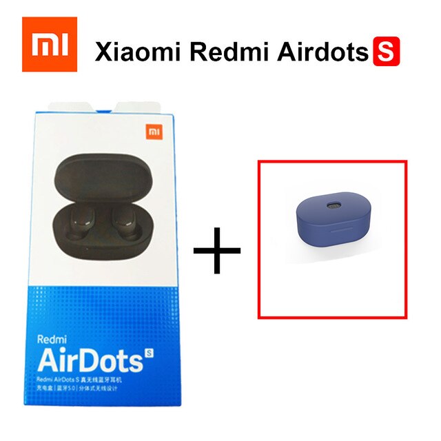 Xiaomi-auriculares inalámbricos Redmi Airdots S TWS, por Bluetooth 5,0, Auriculares deportivos para videojuegos con micrófono y reducción de ruido: Oro