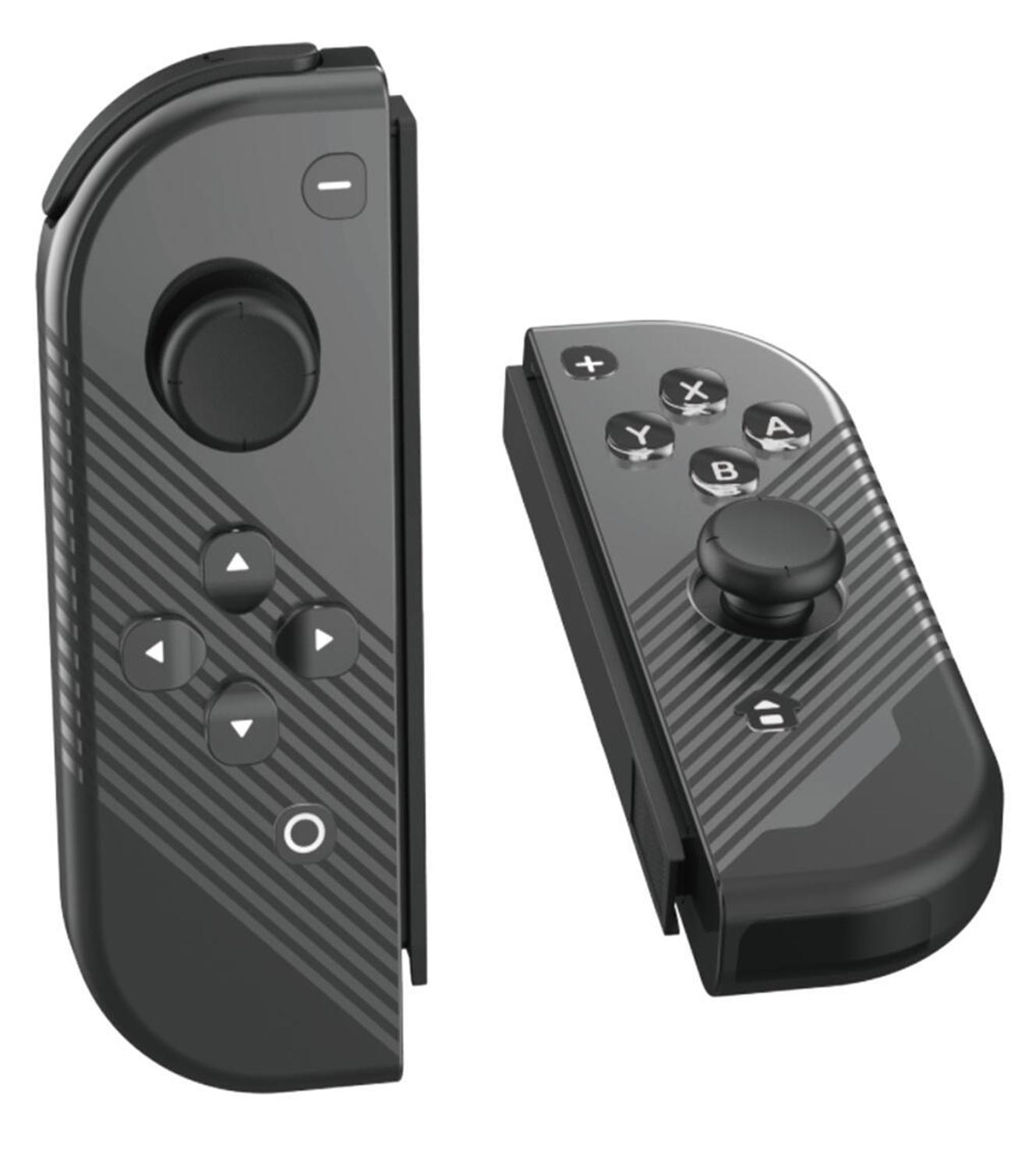 Voor Nintendo Switch Joycon Game Controller Vervanging Links Rechts Handvat Vreugde-Con Zwarte Behuizing Ondersteuning Ns Reizen Accessoire