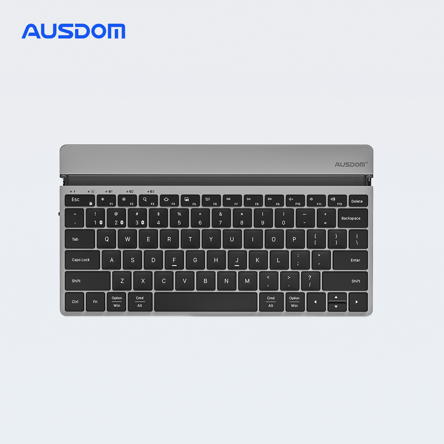 Bezprzewodowa klawiatura bezprzewodowa Bluetooth 5.1 z przesuwaną podstawką uniwersalna bezszumowa Mini przenośna klawiatura do tabletu iPad