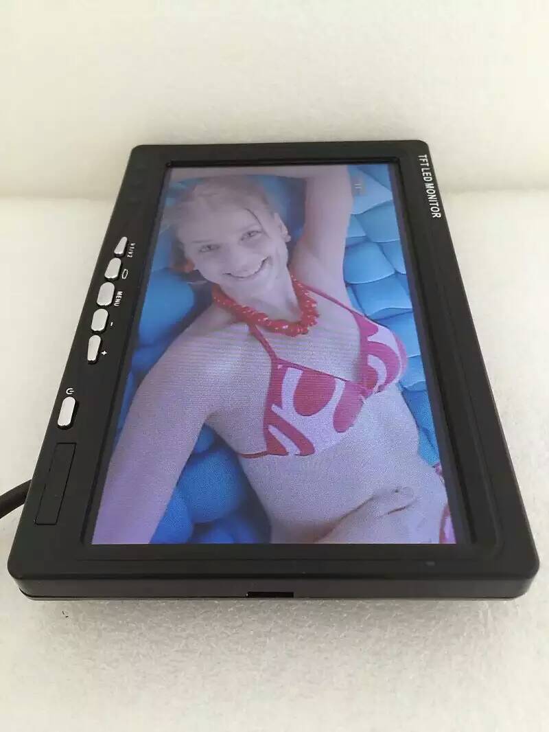 7 tommers farge tft -skjerm for cctv -kamera