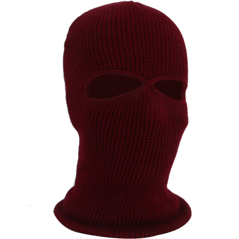 Femmes hommes coupe-vent tricot cou hiver Ski masque complet temps froid Sports de plein air cagoule chapeau masque