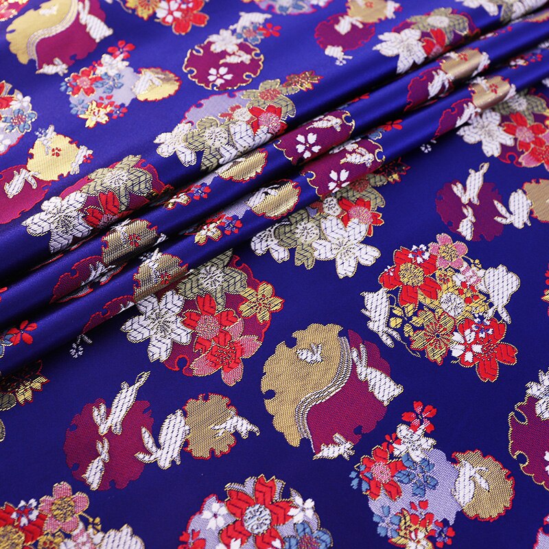 Jurk Brokaat Satijn Jacquard Patroon Stoffen Voor Cheongsam Hanfu En Kimono Naaien Materiaal: lanse