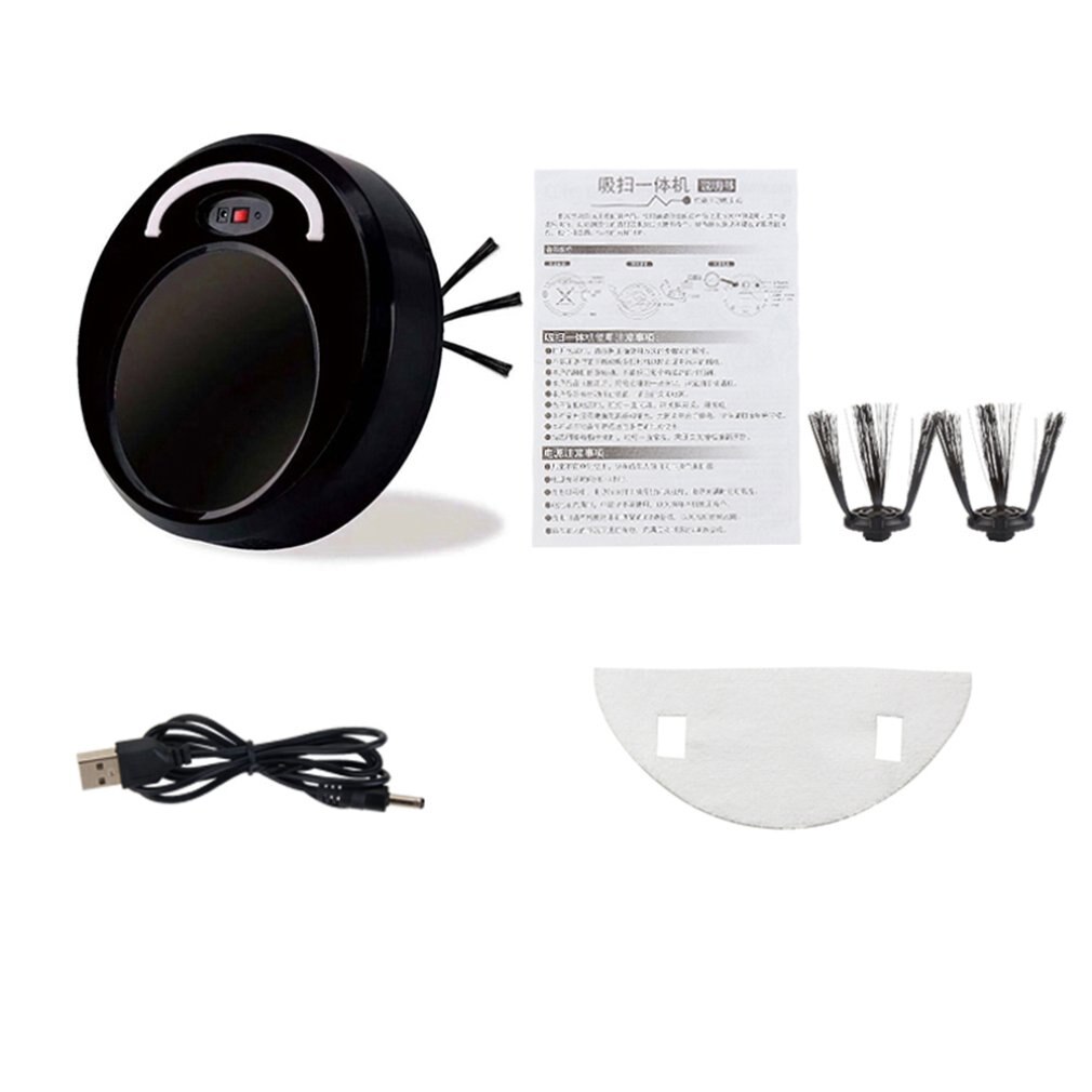 Automatic Robot Vacuum Cleaning Machine Intelligent Floor Sweeping Dust Catcher Carpet Cleaner For Home Cleaning: Army Green