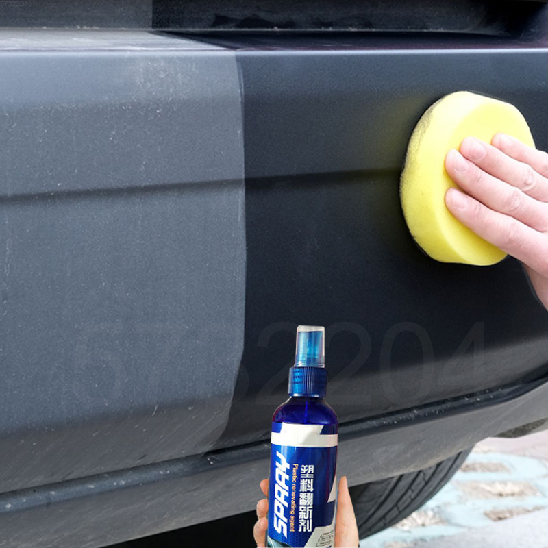 Auto Plastic Restorer Terug naar zwart Glans Autoreinigingsproducten Autopoetsmiddel en reparatie Coating Renovator voor autodetaillering