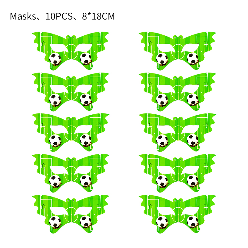 Football Birthday Decorations Children's Soccer Party Decor Supplies Tableware Plates Cups Balloon Tablecloth Backdrop Banner